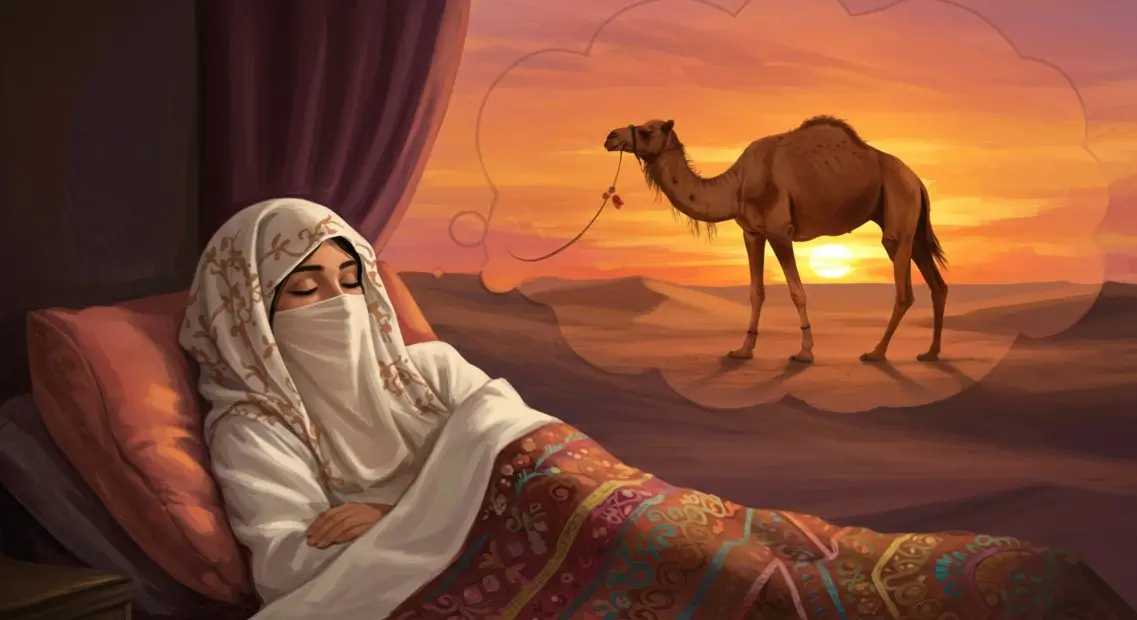 الجمل في المنام للمتزوجة